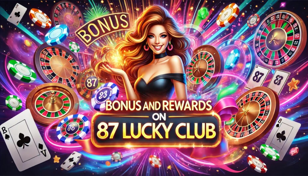 Bonus and Rewards On 87 Lucky Club