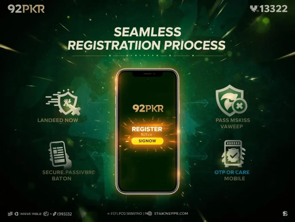 How to Register for 92PKR Game